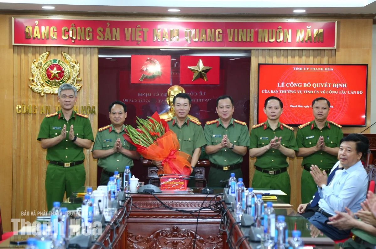 Chỉ định Đại tá Hoàng Quốc Việt, Giám đốc Công an tỉnh tham gia Ban Chấp hành, Ban Thường vụ, giữ chức Bí thư Đảng ủy Công an tỉnh