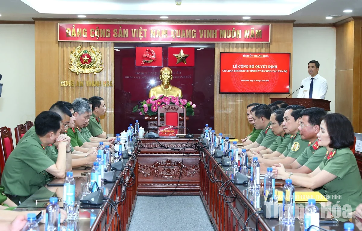 Chỉ định Đại tá Hoàng Quốc Việt, Giám đốc Công an tỉnh tham gia Ban Chấp hành, Ban Thường vụ, giữ chức Bí thư Đảng ủy Công an tỉnh