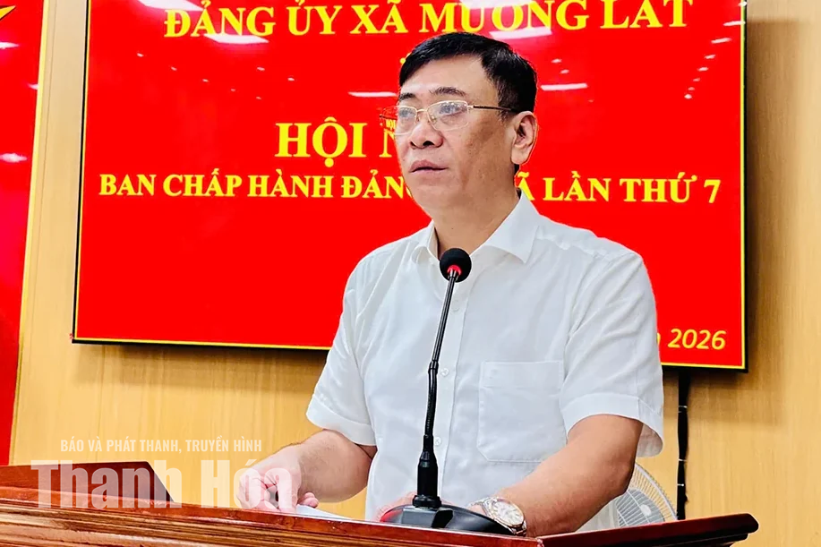 Mường Lát kiện toàn tổ chức đảng sau sắp xếp các cơ sở giáo dục
