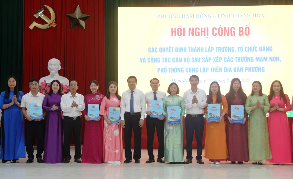 Giáo dục phường Hàm Rồng tiếp tục đạt nhiều kết quả nổi bật
