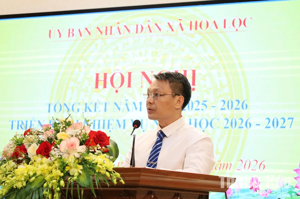 Xã Hoa Lộc có 100% trường học đạt chuẩn quốc gia