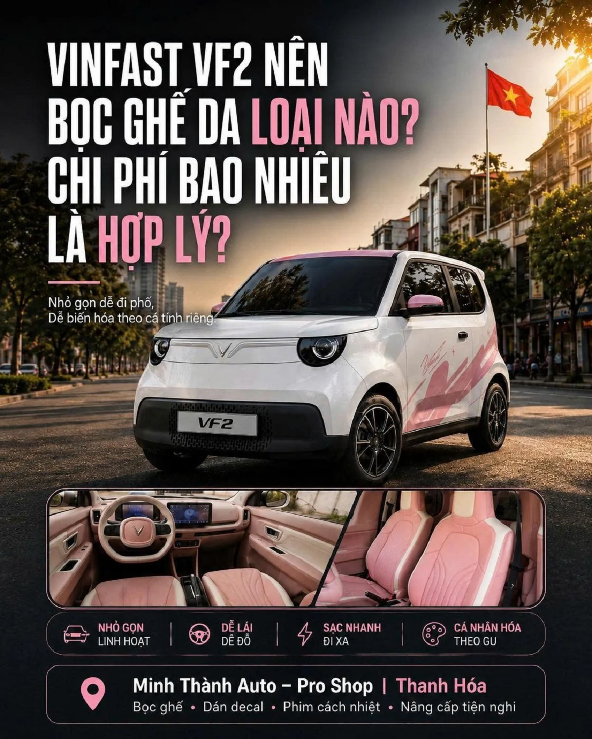 MinhThanhAuto.vn gợi ý 5 phụ kiện VF2 nên nâng cấp sớm