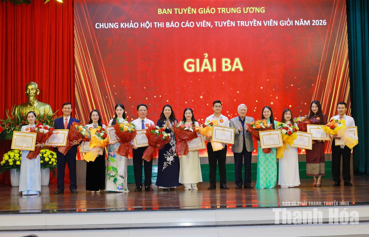 Bế mạc Chung khảo toàn quốc Hội thi Báo cáo viên, tuyên truyền viên giỏi năm 2026