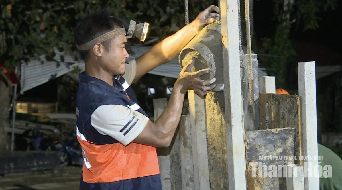 Công trình trường nội trú Bát Mọt tăng tốc chặng nước rút