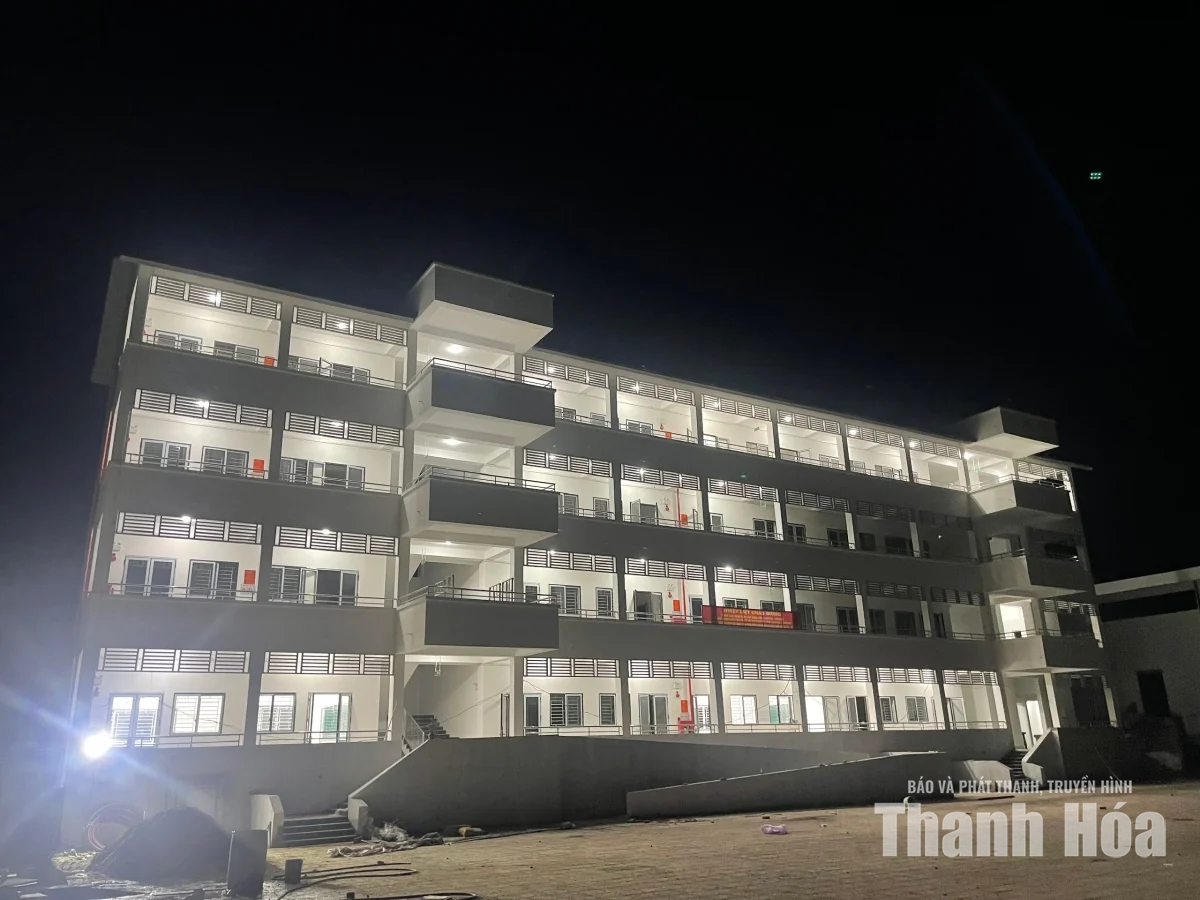 Công trình trường nội trú Bát Mọt tăng tốc chặng nước rút