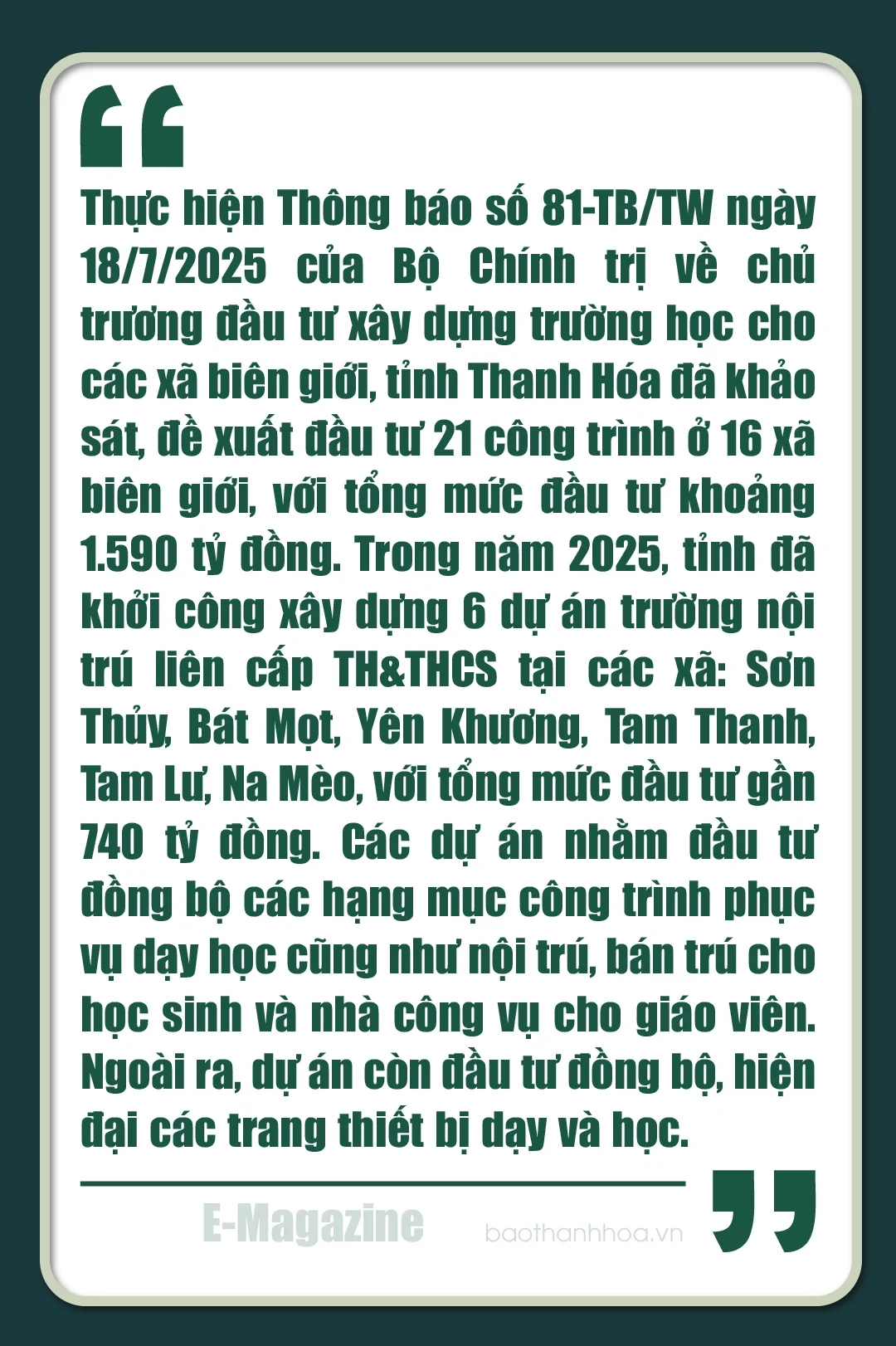 [E-Magazine] Trên những công trường gọi năm học mới - Kỳ 1: Mở lối tương lai