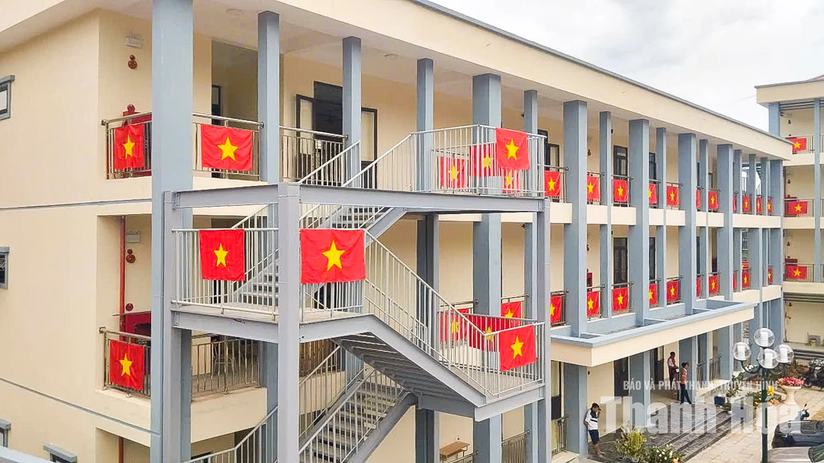 Công trình trường nội trú nơi xã biên giới Tam Thanh đã cơ bản hoàn tất, sẵn sàng đón học sinh&nbsp;