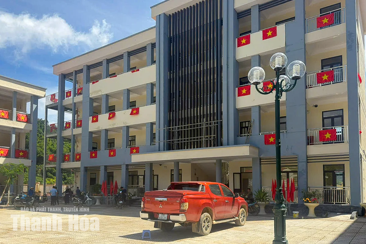 Công trình trường nội trú nơi xã biên giới Tam Thanh đã cơ bản hoàn tất, sẵn sàng đón học sinh&nbsp;