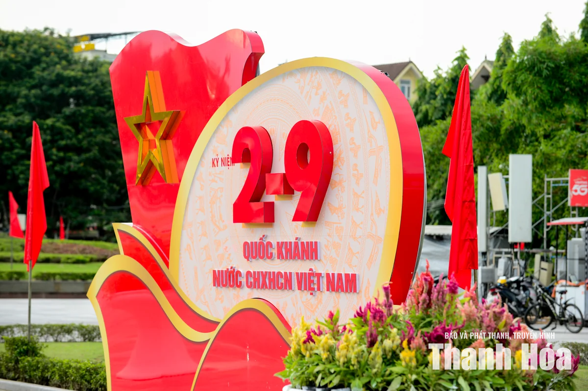 Thanh Hóa rực sắc cờ hoa đón mừng Quốc khánh 2/9
