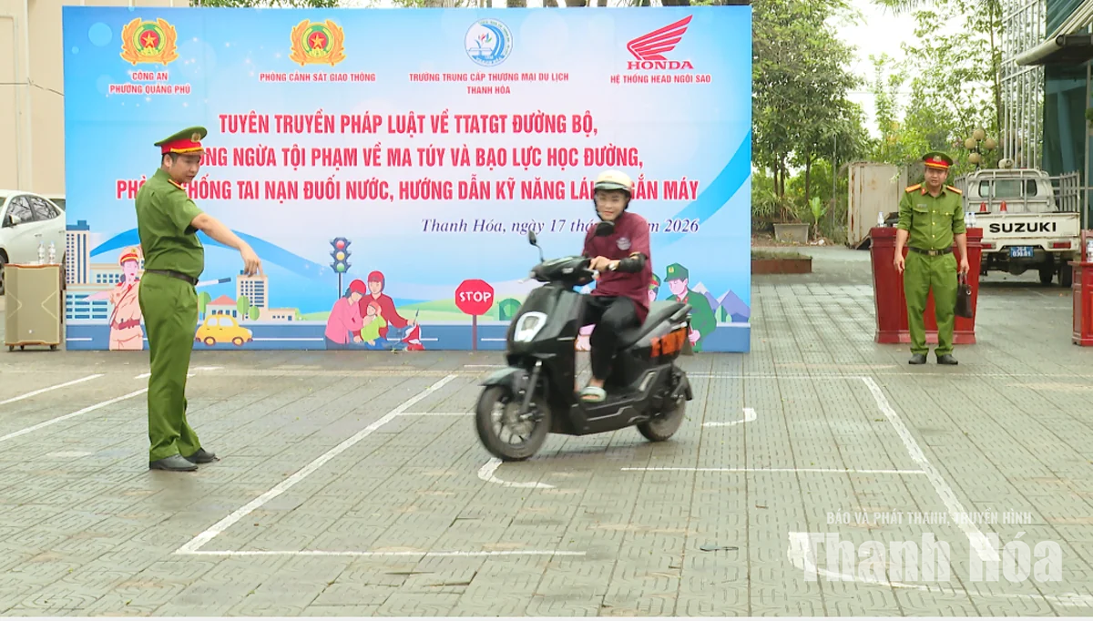 Triển khai chiến dịch đào tạo kỹ năng lái xe máy an toàn