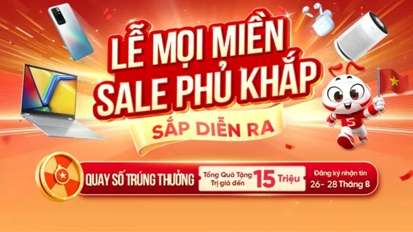 Săn sale 2/9 tại CellphoneS với nhiều sản phẩm công nghệ có mức giá ưu đãi hấp dẫn lên đến 70%