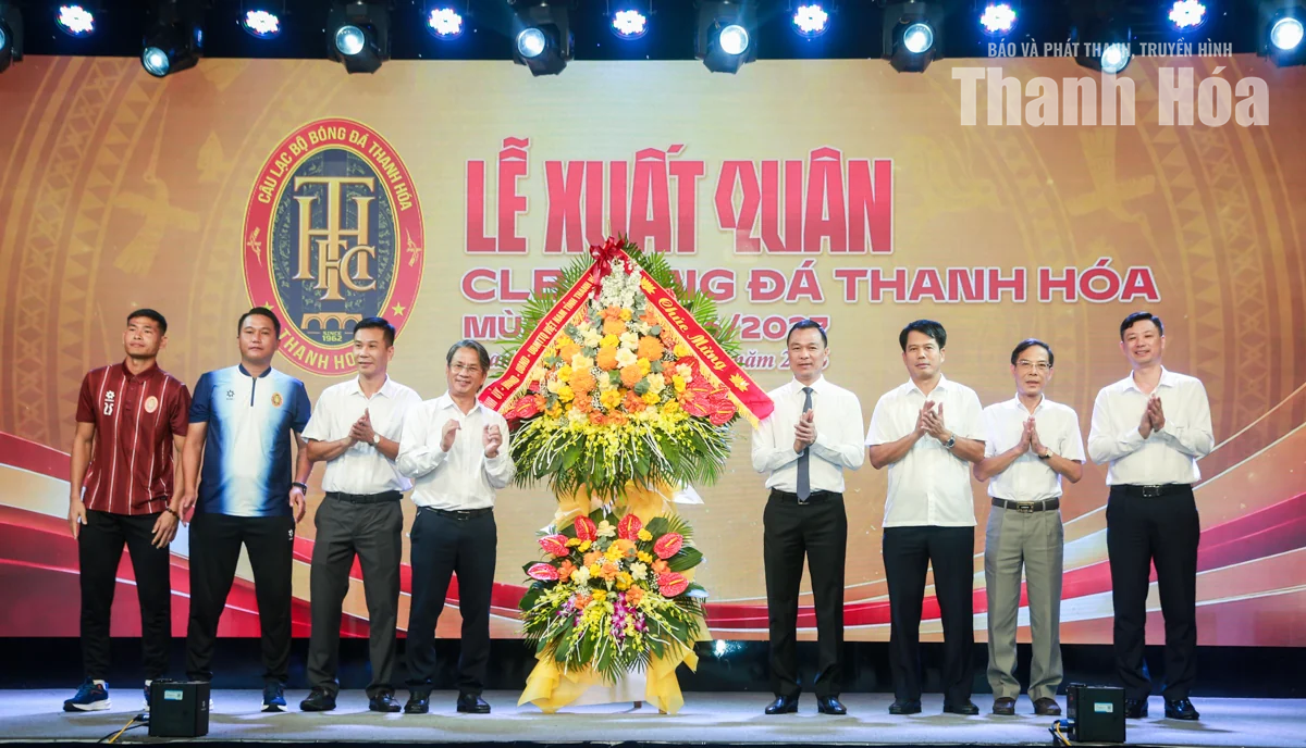 Câu lạc bộ Bóng đá Thanh Hóa xuất quân, sẵn sàng vượt thử thách ở mùa giải 2026/2027