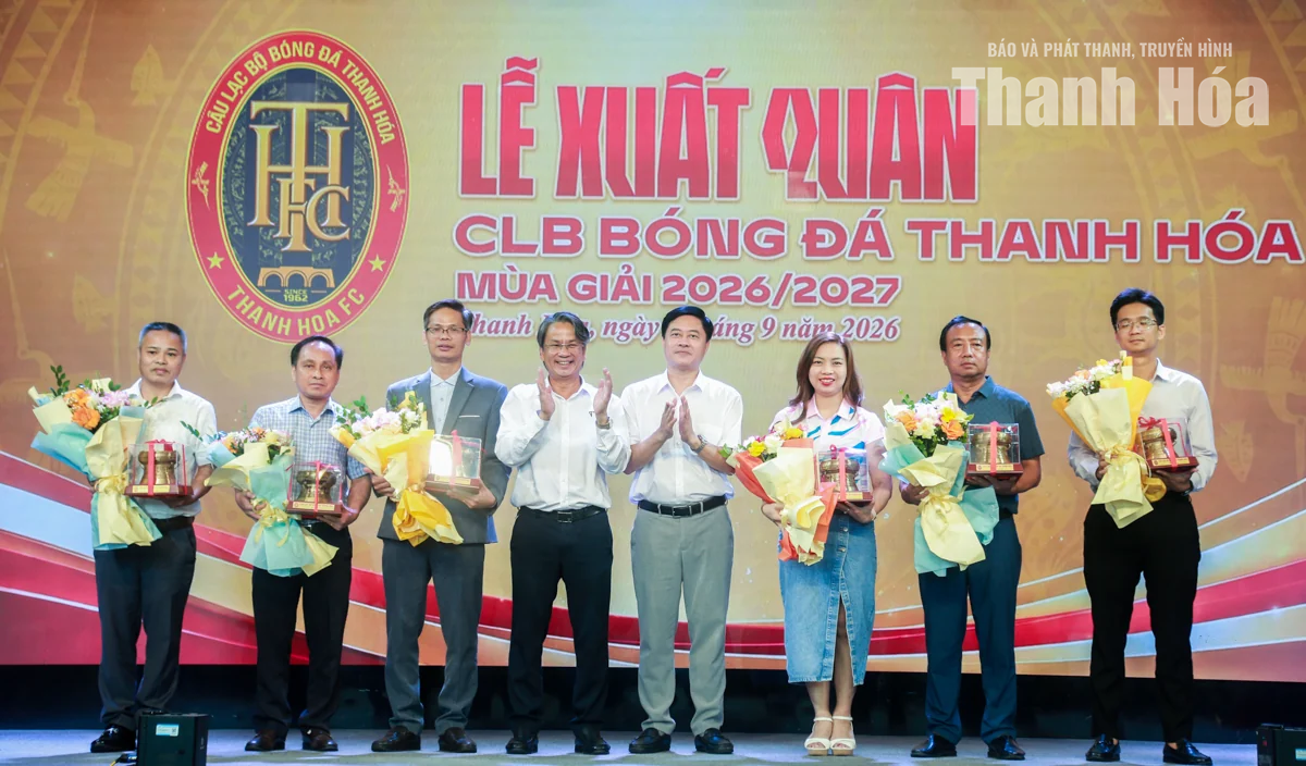 Câu lạc bộ Bóng đá Thanh Hóa xuất quân, sẵn sàng vượt thử thách ở mùa giải 2026/2027