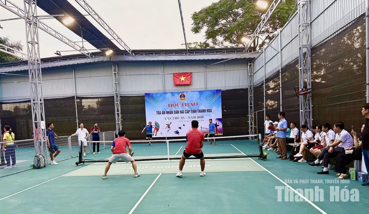 Khai mạc Hội thao Tòa án Nhân dân hai cấp tỉnh Thanh Hóa lần thứ XV