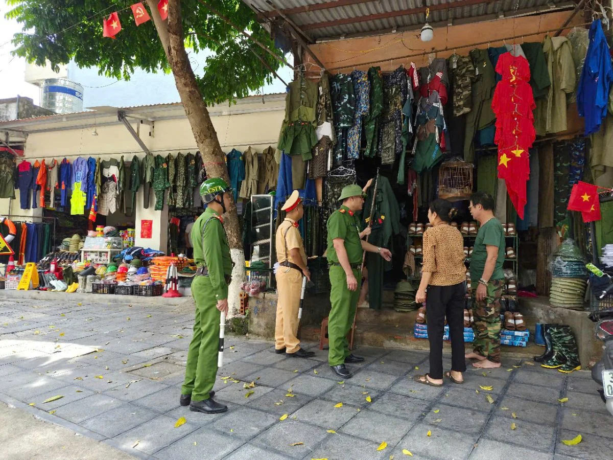 Phường Hạc Thành sau 5 ngày ra quân lập lại trật tự đô thị