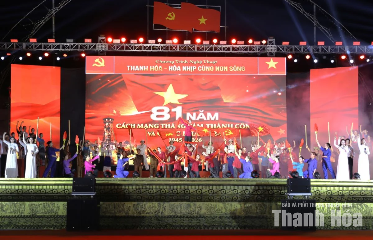 Ấn tượng Chương trình nghệ thuật “Thanh Hóa hòa nhịp cùng non sông”