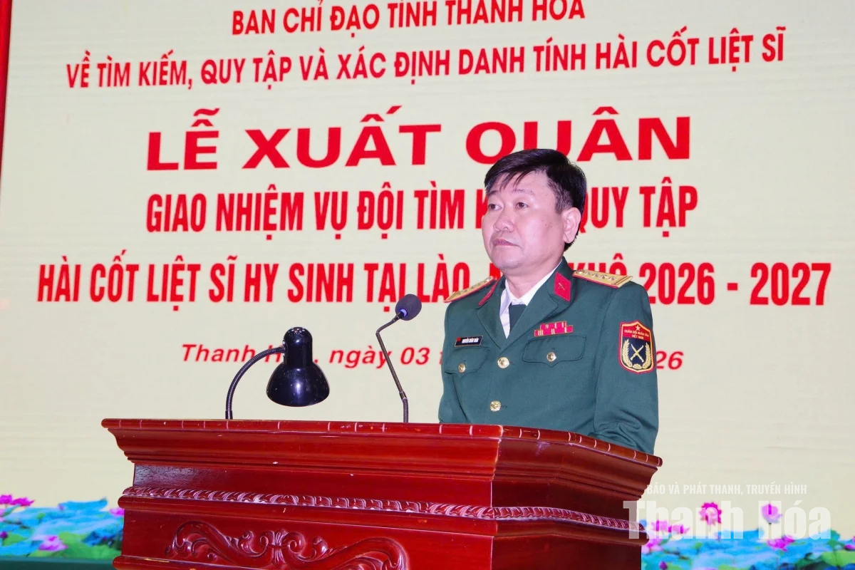 Mùa khô 2026-2027, phấn đấu quy tập 130 hài cốt liệt sĩ tại Lào