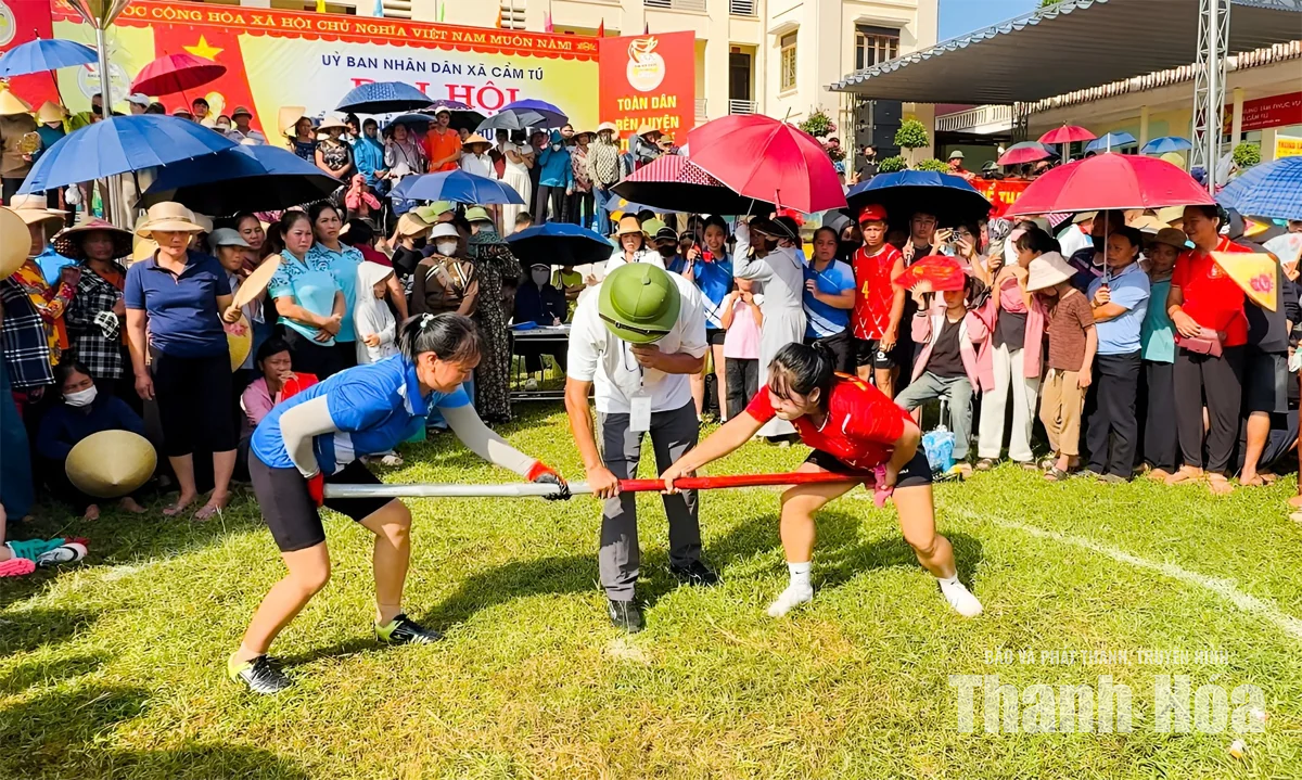 Lan tỏa phong trào thể dục - thể thao ở xã miền núi Cẩm Tú