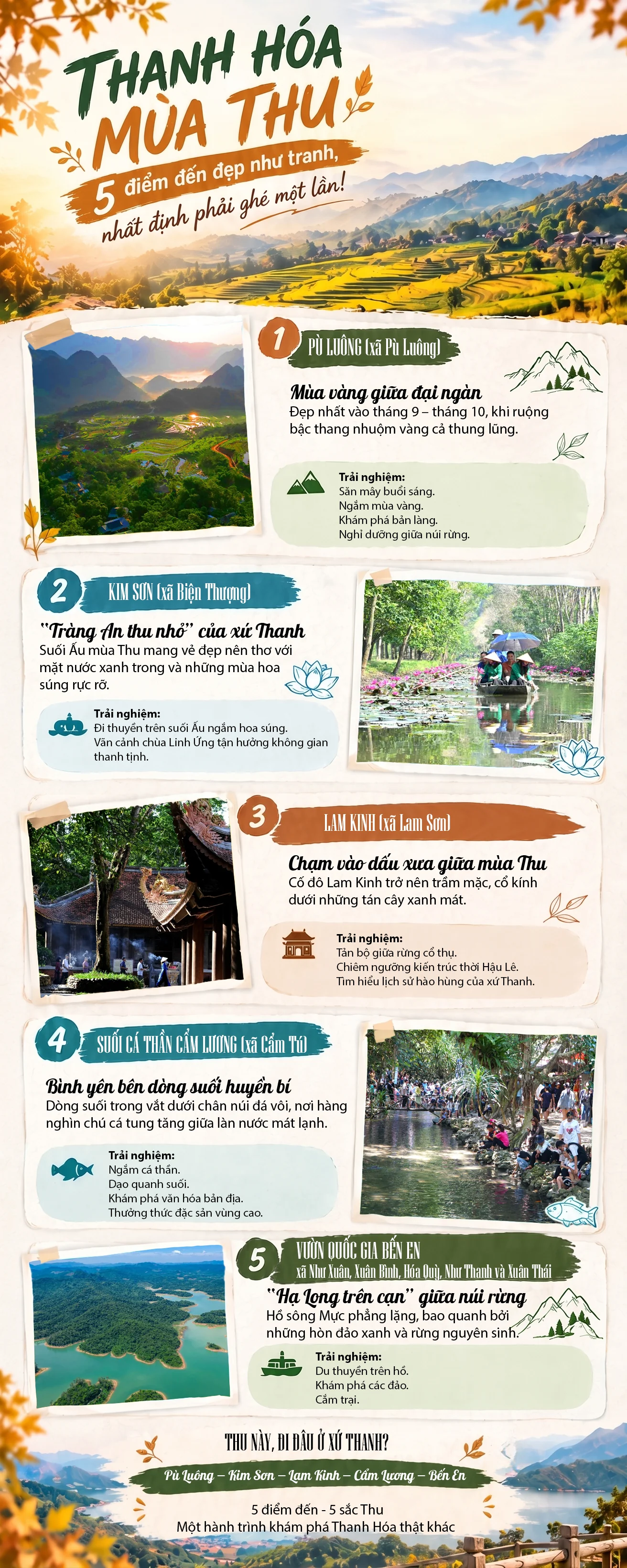 Thanh Hoá mùa Thu - 5 điểm đến đẹp như tranh, nhất định phải ghé một lần!