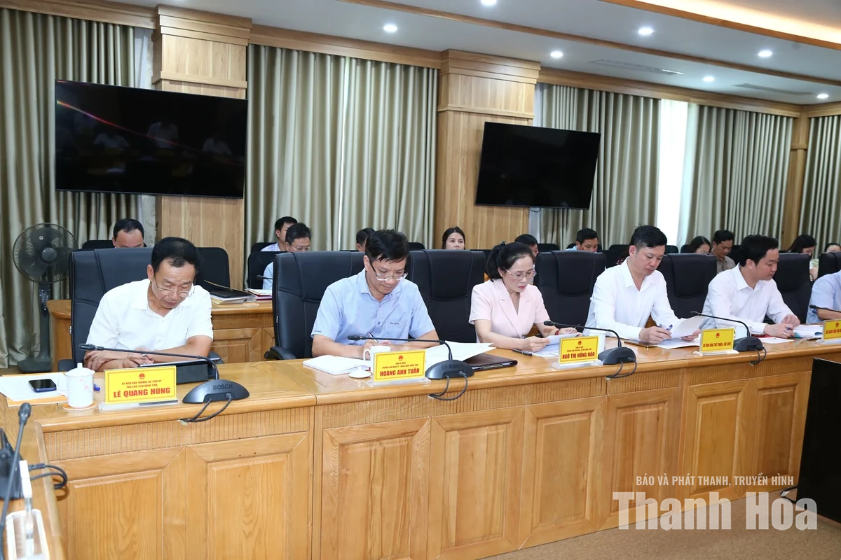 Cho ý kiến vào dự kiến nội dung, chương trình Kỳ họp thứ 6, HĐND tỉnh khóa XIX