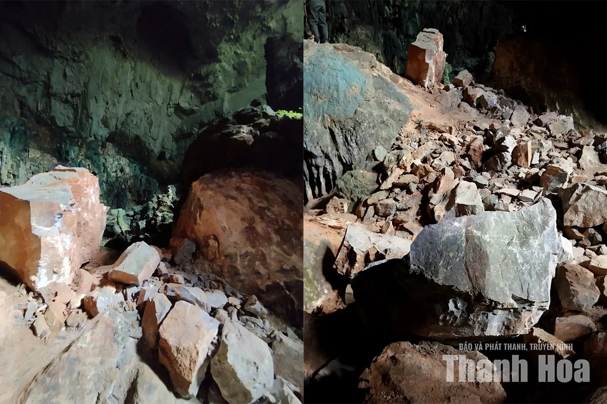 Đề nghị ngăn chặn việc đưa đón khách vào Hang Dơi vì nguy cơ đá rơi