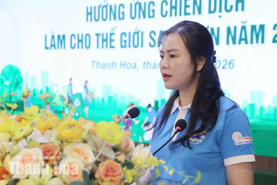 Mít tinh hưởng ứng Chiến dịch “Làm cho thế giới sạch hơn năm 2026”
