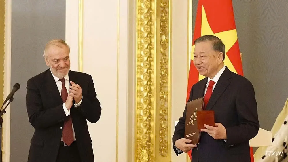 Tổng Bí thư, Chủ tịch nước Tô Lâm nhận Giải thưởng Hòa bình Quốc tế Lev Tolstoy năm 2026 Tại Liên bang Nga