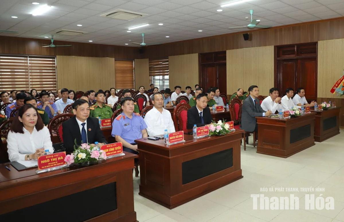 Công bố Quyết định bổ nhiệm Phó Chánh án Tòa án Nhân dân tỉnh Thanh Hóa