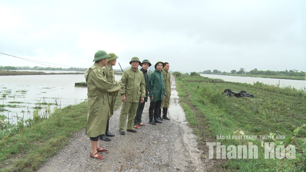 Chủ động bảo vệ các điểm đê xung yếu trước nguy cơ nước sông Yên tiếp tục dâng