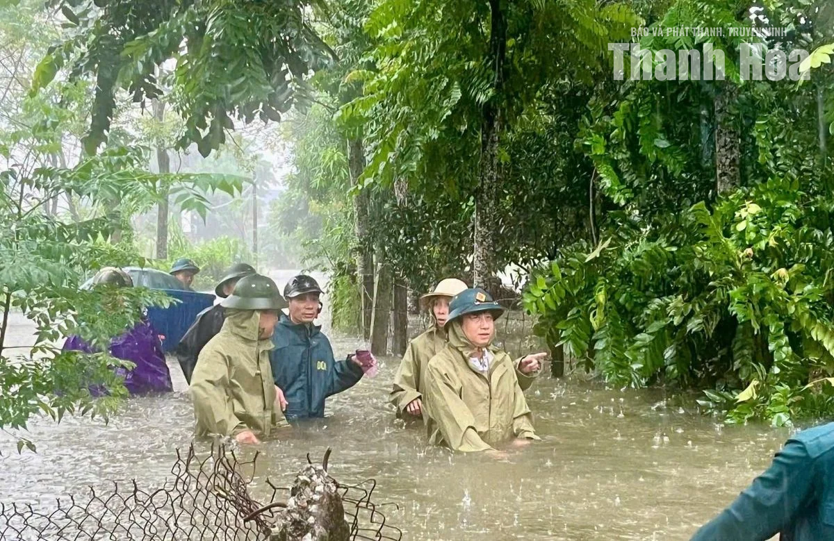 Xã An Nông chủ động ứng phó, khắc phục ảnh hưởng mưa lớn, ngập lụt