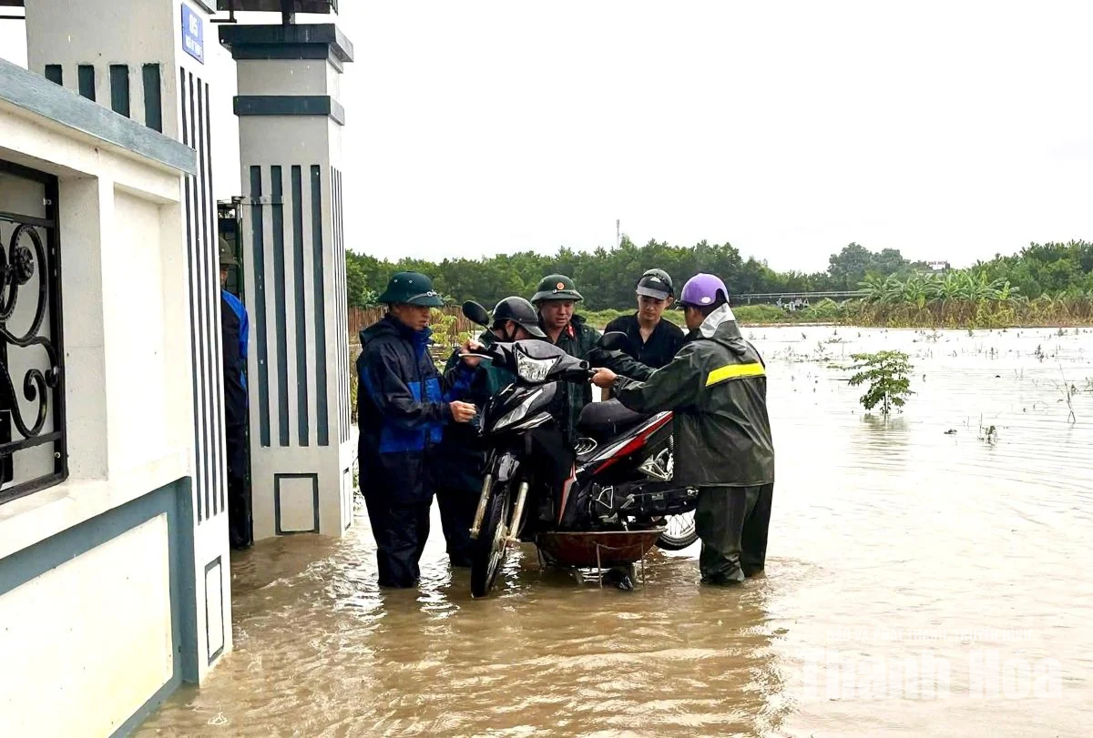 Xã An Nông chủ động ứng phó, khắc phục ảnh hưởng mưa lớn, ngập lụt