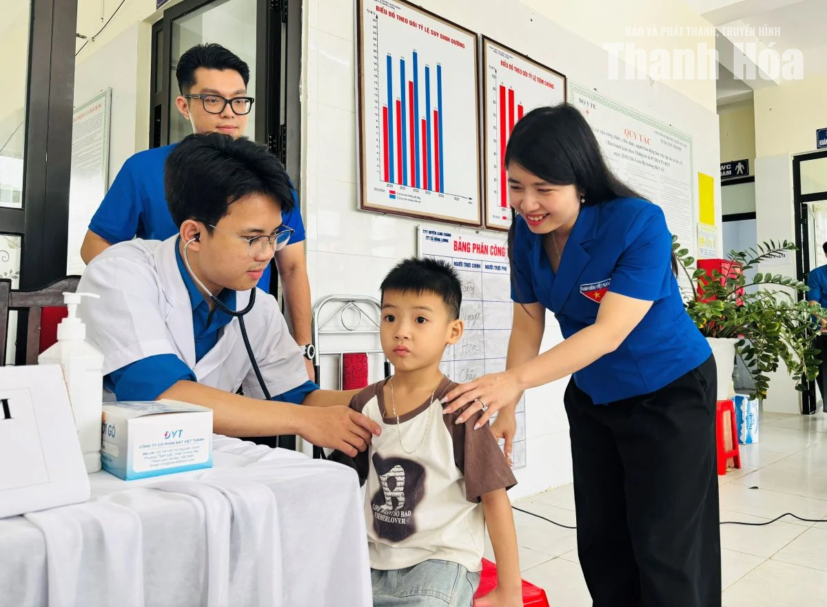 Thiết thực chương trình tình nguyện tại xã Đồng Lương