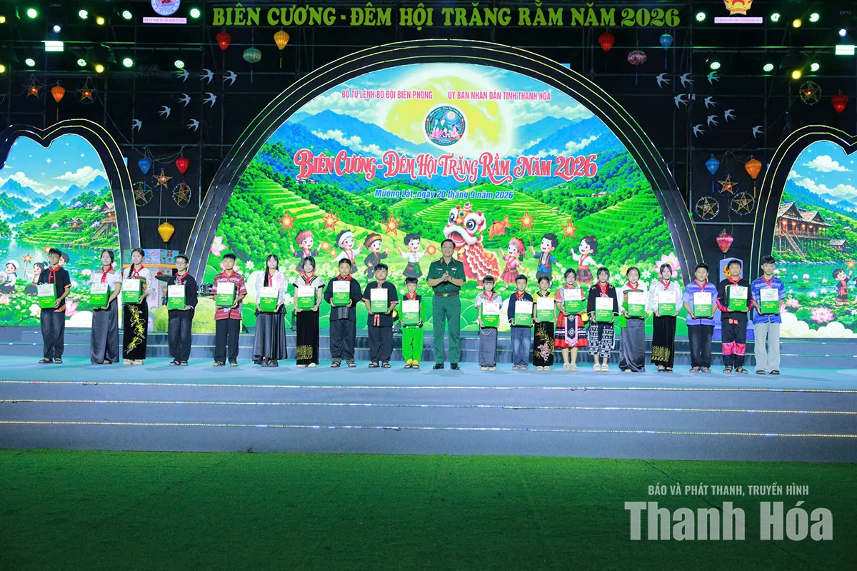 “Biên cương - Đêm hội trăng rằm” năm 2026: Mang mùa trăng yêu thương đến với trẻ em nơi biên giới