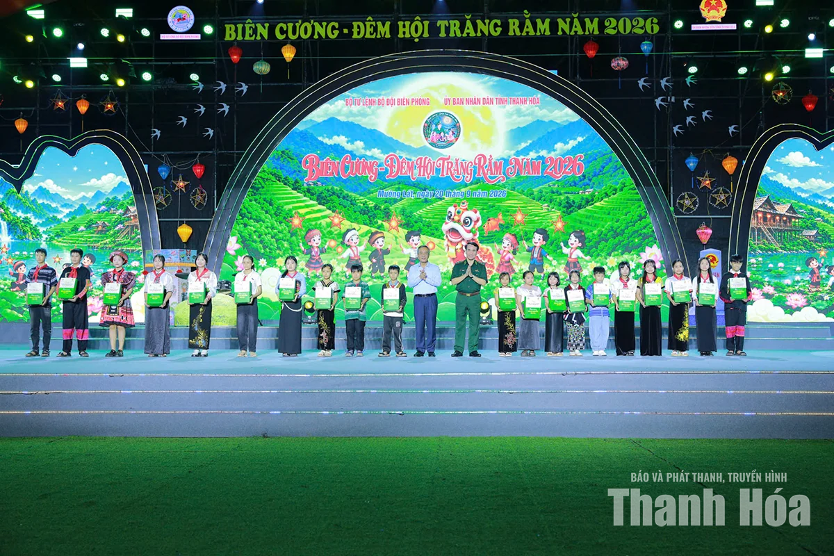 “Biên cương - Đêm hội trăng rằm” năm 2026: Mang mùa trăng yêu thương đến với trẻ em nơi biên giới