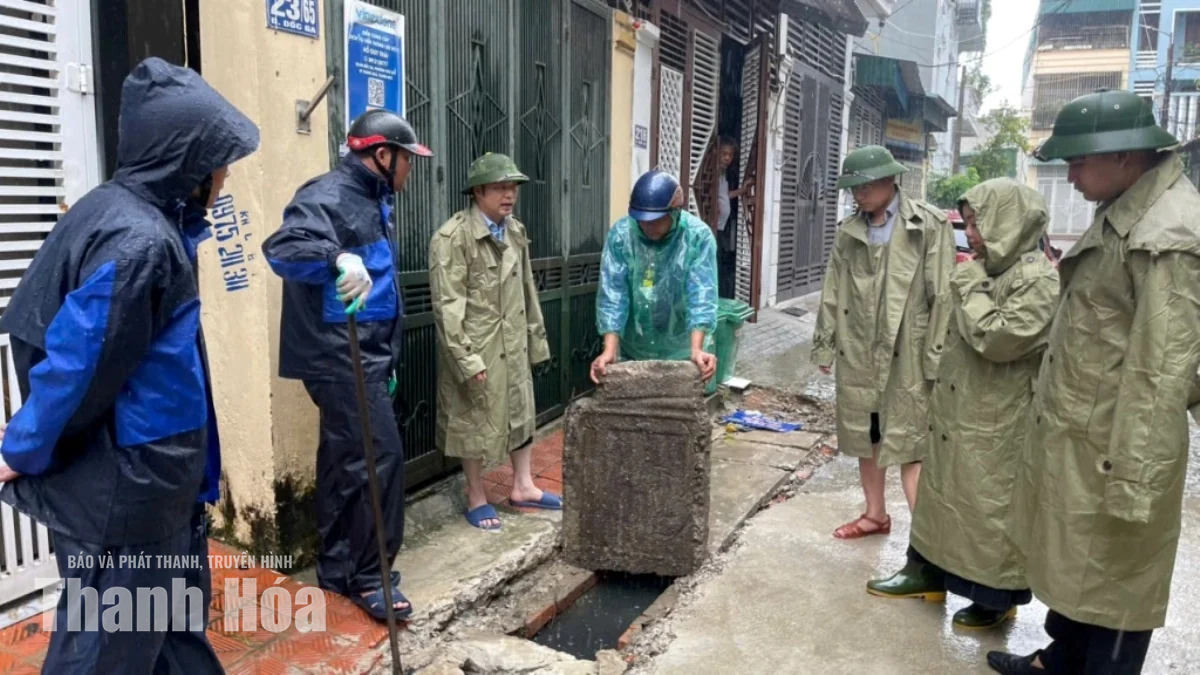 Cải thiện tình trạng ngập cục bộ tại khu vực phường Hạc Thành