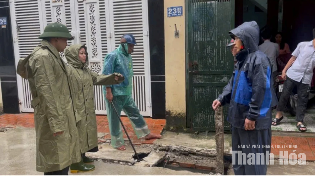 Cải thiện tình trạng ngập cục bộ tại khu vực phường Hạc Thành