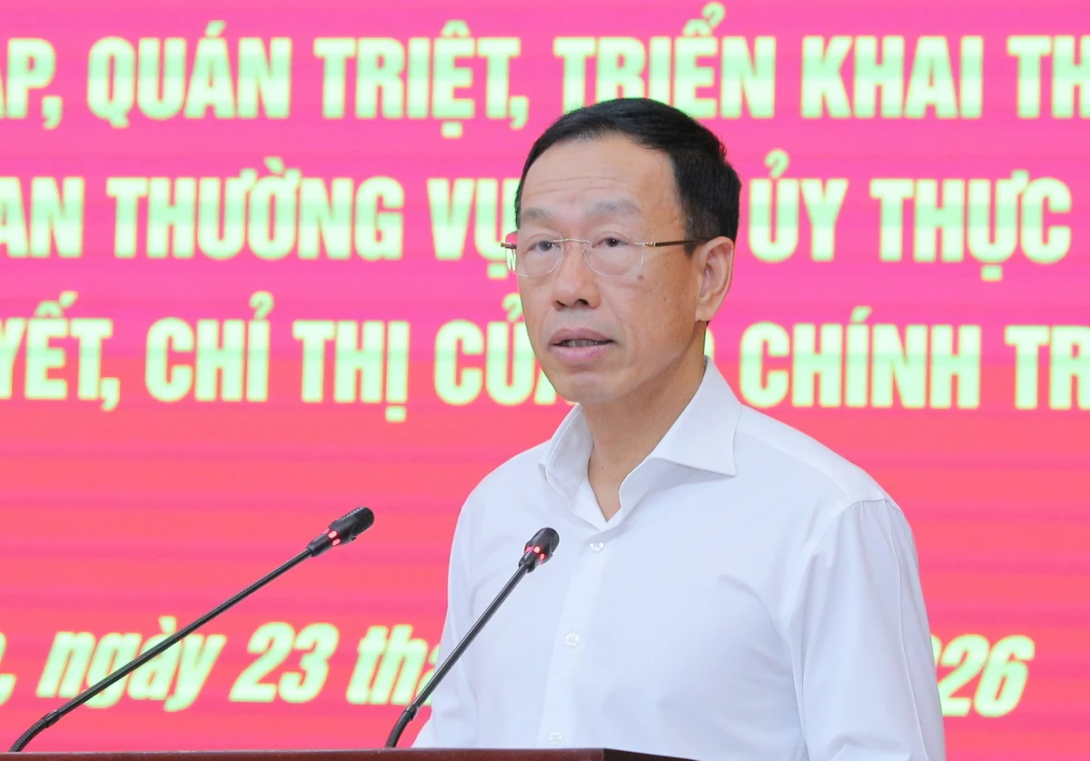 Quán triệt, triển khai kế hoạch của Ban Thường vụ Tỉnh ủy thực hiện các nghị quyết, chỉ thị của Bộ Chính trị