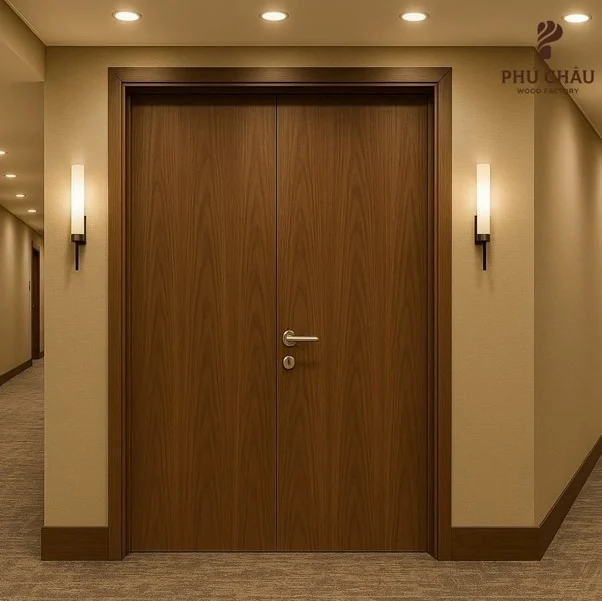Các loại cửa gỗ chống cháy phù hợp với từng công trình