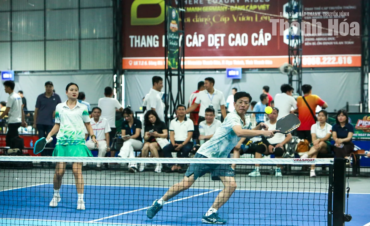 200 VĐV tranh tài tại Giải Pickleball doanh nghiệp, doanh nhân Thanh Hóa mở rộng lần thứ II