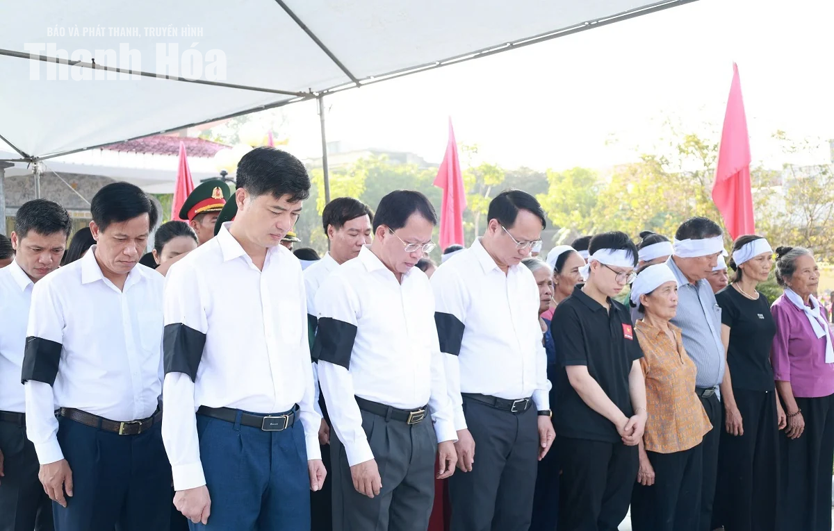 Thiệu Hóa đón nhận và an táng hài cốt liệt sĩ Vũ Văn Đạo tại quê nhà