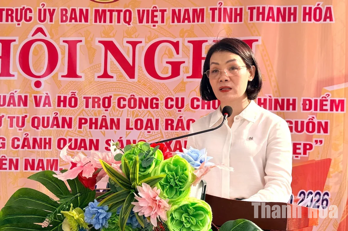 Ra mắt mô hình tự quản phân loại rác thải tại nguồn xã Quảng Ninh