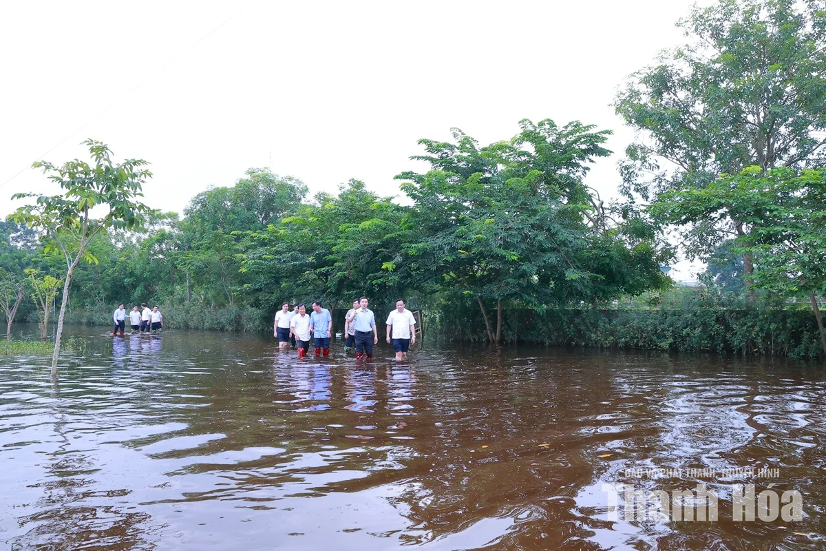 Nhanh chóng khắc phục tình trạng ngập lụt để học sinh sớm trở lại lớp học