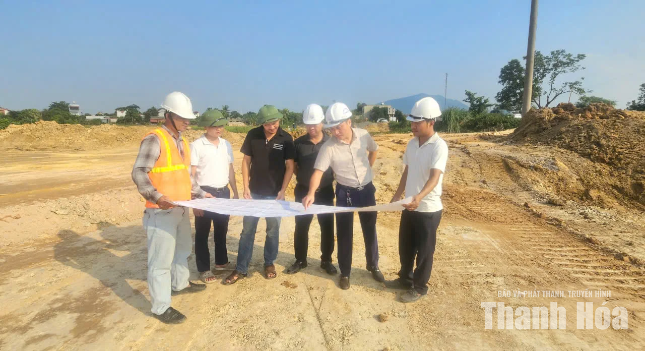 Đẩy nhanh tiến độ tuyến đường đến Cảng Hàng không Thọ Xuân