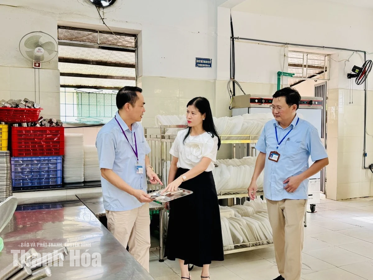 Rà soát điều kiện bảo đảm an toàn thực phẩm tại bếp ăn trường học