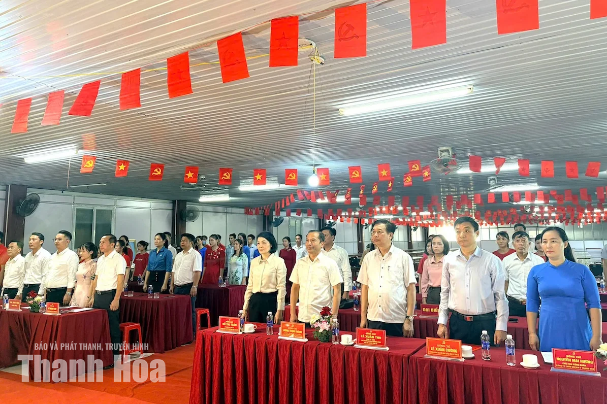 Thành lập 2 chi bộ Đảng trong doanh nghiệp tại Nông Cống