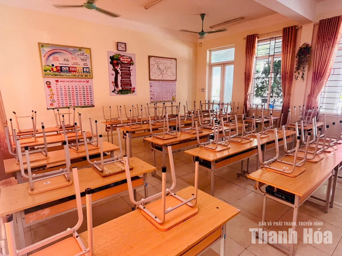 Xã Đồng Tiến sẵn sàng các điều kiện đón học sinh trở lại trường