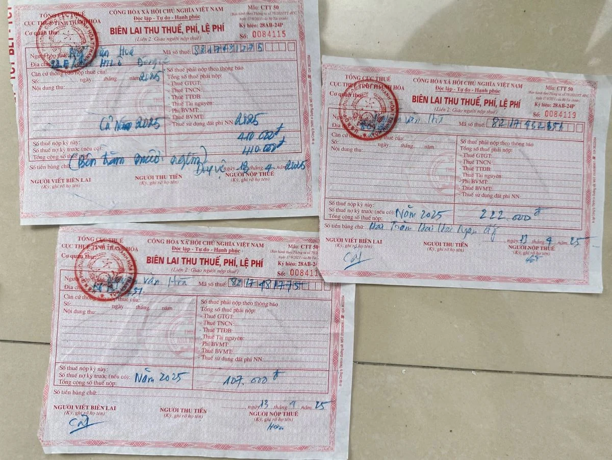 Đã bán đất nhiều năm, vẫn nhận thông báo nợ thuế