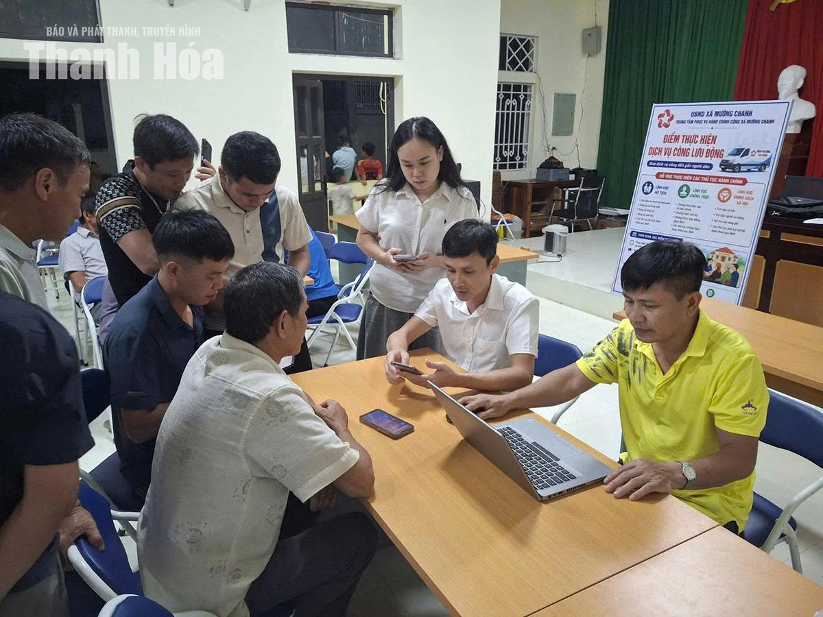 Mường Chanh đưa tiện ích hành chính đến gần người dân