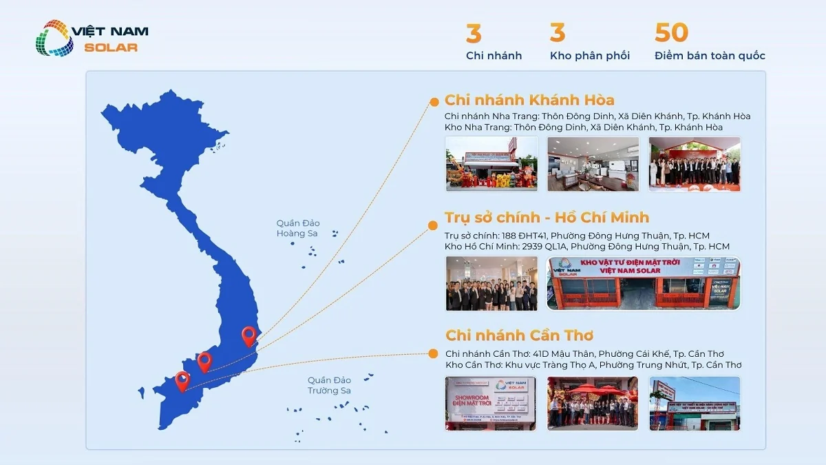 Việt Nam Solar - lựa chọn đối tác chất lượng khi lắp điện mặt trời tại Thanh Hóa