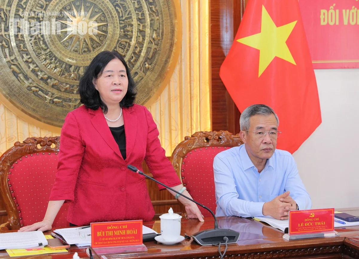 Thông qua kết quả kiểm tra, giám sát đợt 3 đối với Ban Thường vụ Tỉnh ủy Thanh Hóa
